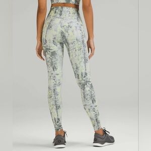 Lululemon Wunder Train High-Rise Tight 25" Cinder Grain Smoked Spruce Multi Sz 4